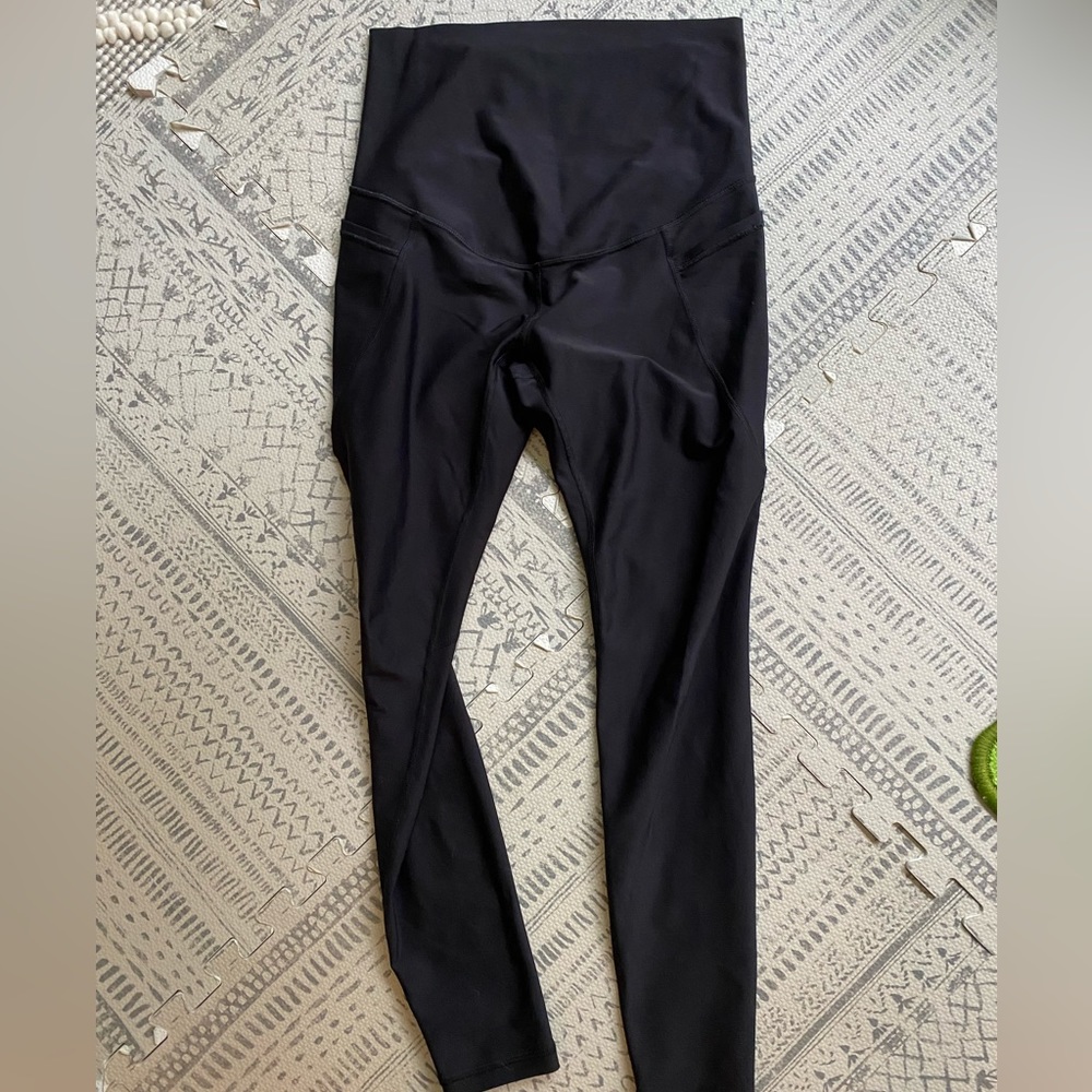 Maternity Full Panel Elevate PowerSoft 7/8-Length Leggings